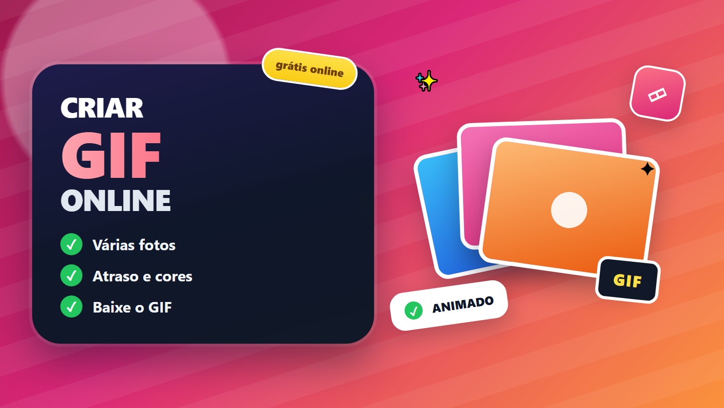 Criar GIF online grátis